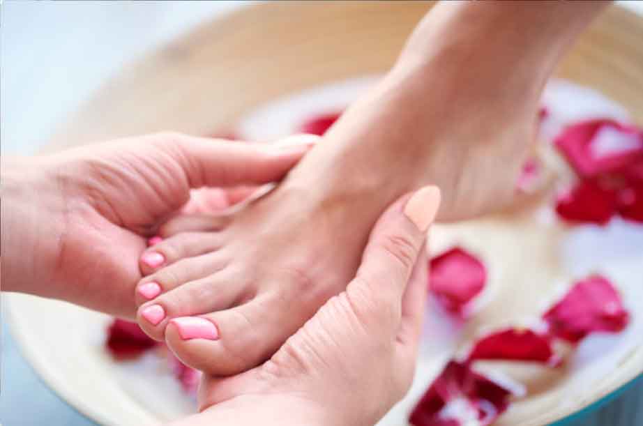 Servicio de pedicure en Spa UniforYou Aruba